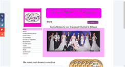 Desktop Screenshot of gretasbridal.com